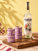 Mezcal Picaflor con vasitos de talavera lila
