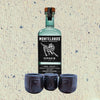 Mezcal Montelobos con vasitos mezcaleros
