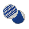 Kit de molcajete de piedra y tortillero azul tejido a mano