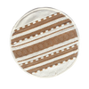 Tortillero mexicano café, tejido a mano