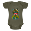 Body para bebé - La Psiconauta - oliva